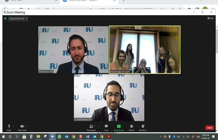 International Road Transport Union (IRU) - TIR Workshop ICC Syria Team - April 2022