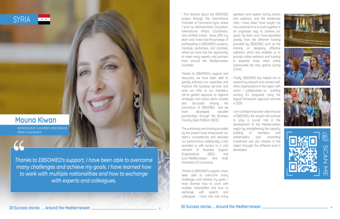 BUSINESSMED EU EBSOMED Project - ICC Syria – A Success Story Around the Mediterranean