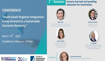 ICC Syria Participation - South-South Regional Integration Conference - Casablanca- March 2022 